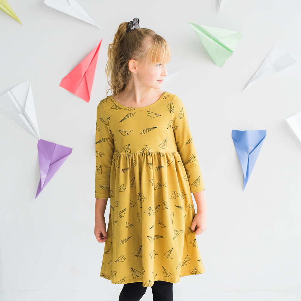 Paper Airplane Dress
