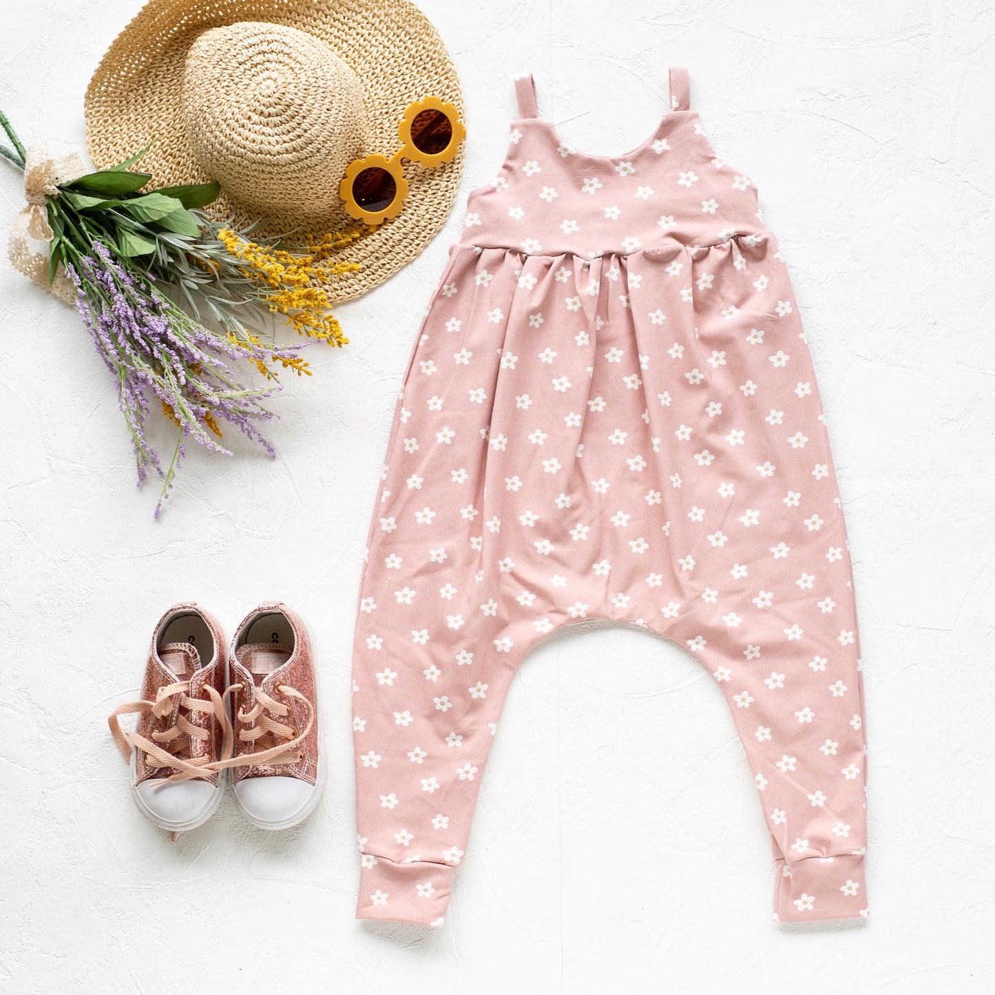 Spring Daisy Romper