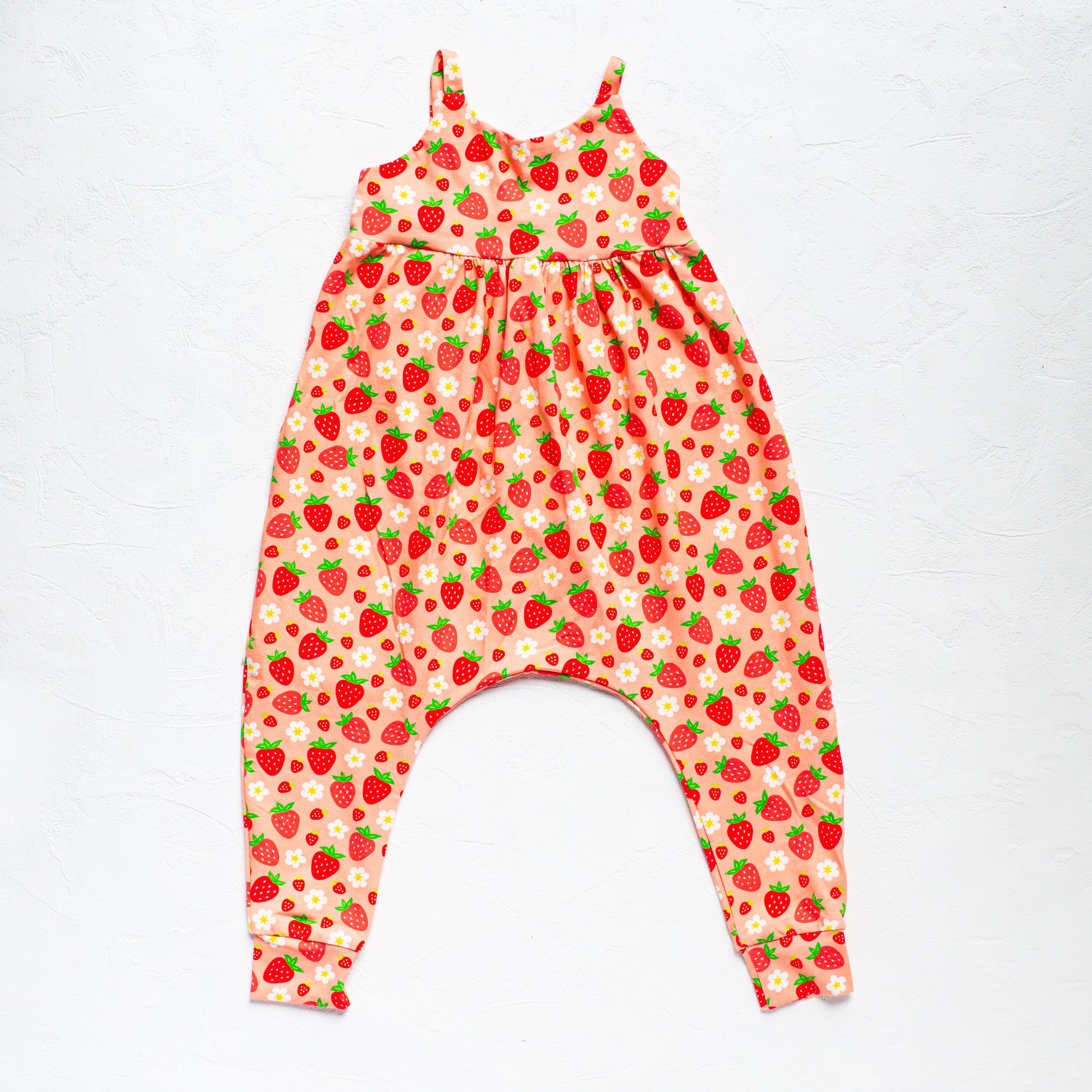 Bright Strawberry Romper - Main Image