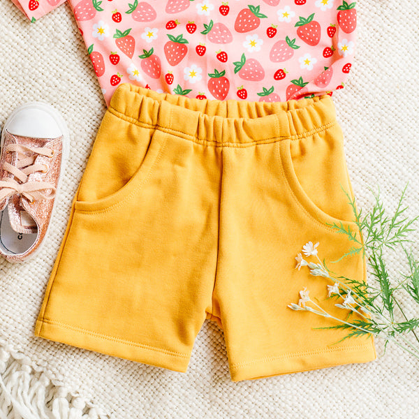 Sunshine Yellow Play Shorts