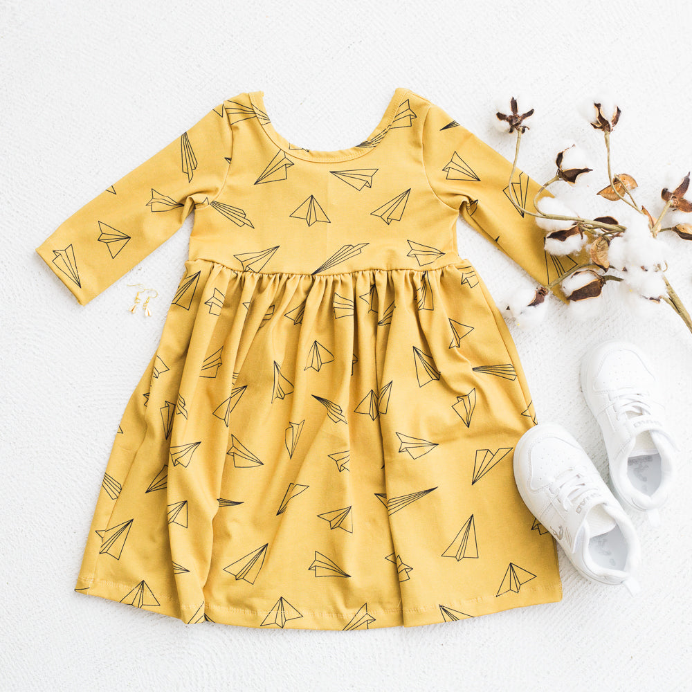 Paper Airplane Dress