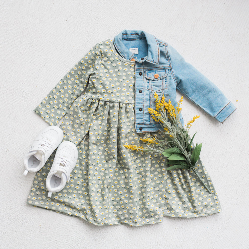 Fall Daisies Dress