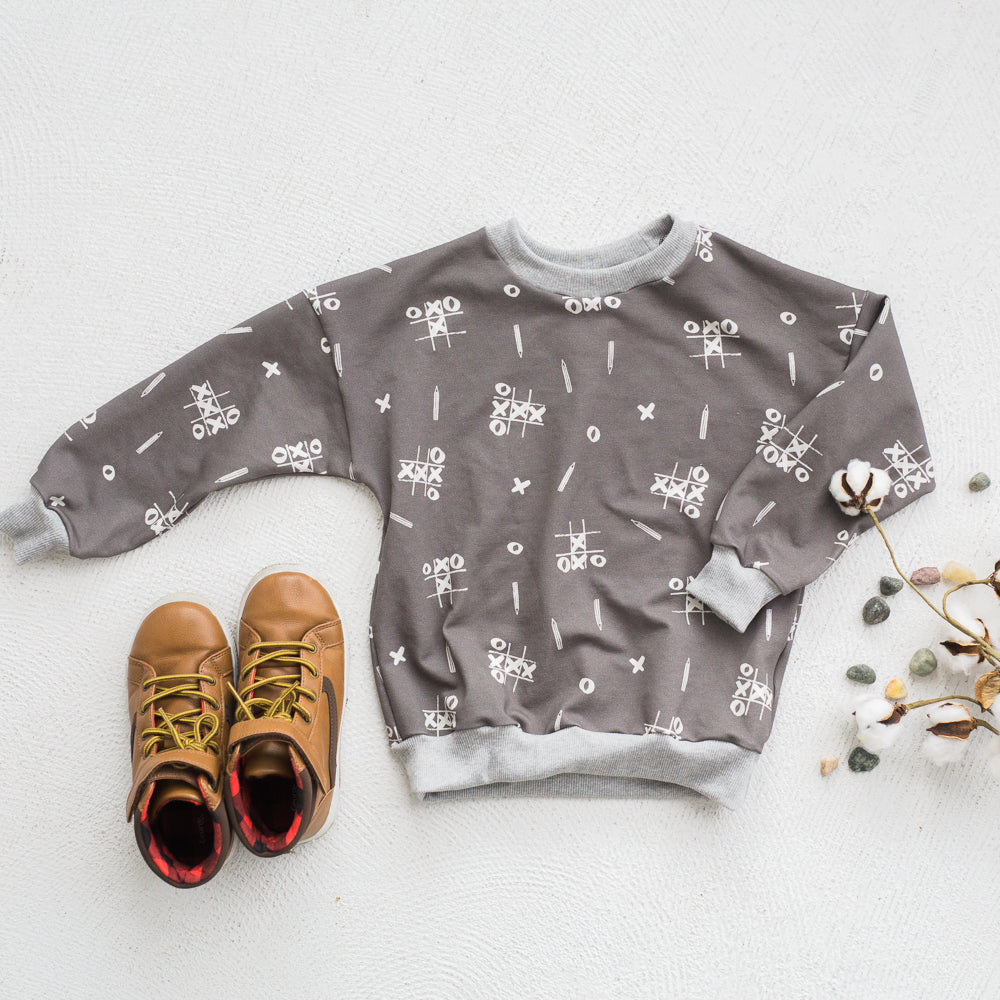 Tic Tac Toe - Oversized Crew