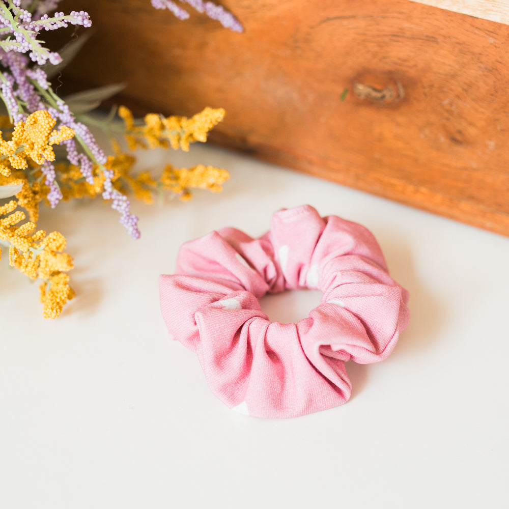Bubblegum Hearts Scrunchie