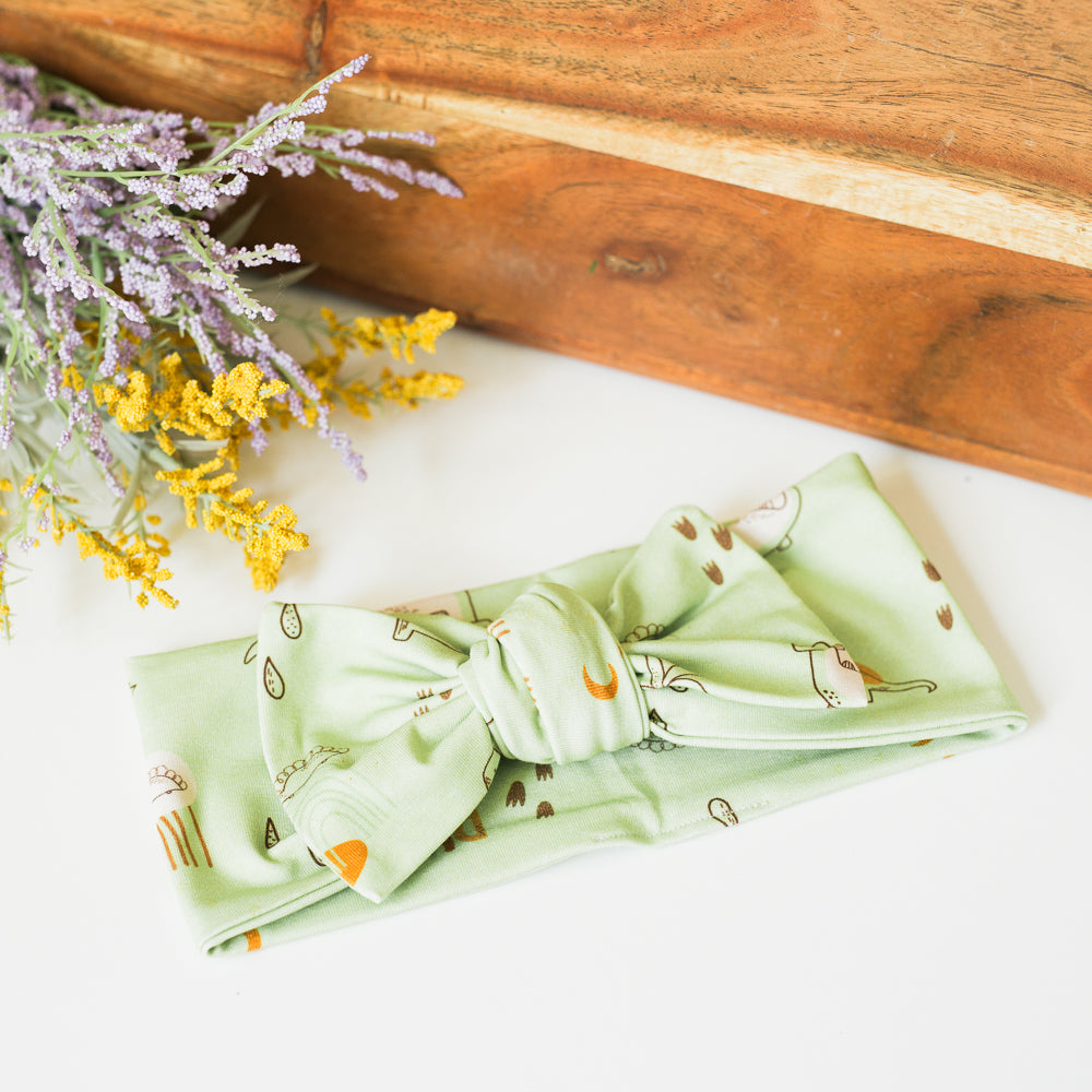 Dinosaur Bow Headband