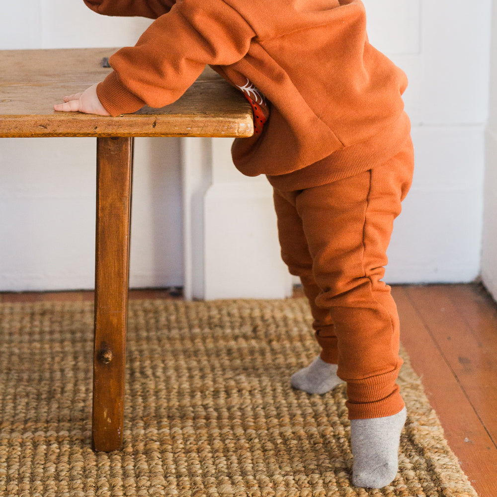 Orange Bronze Joggers