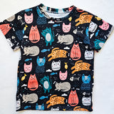 Navy Cat Tee