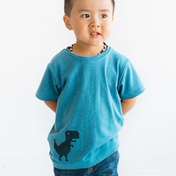 Sky Blue Dino Tee