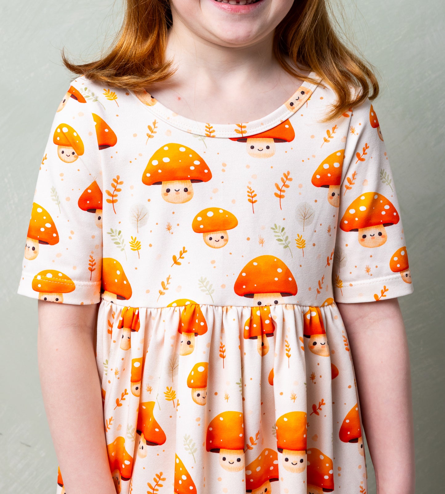 Cutie Mushrooms Dress