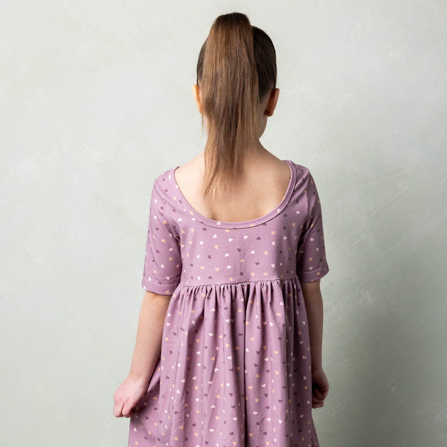 Lilac Hearts Dress