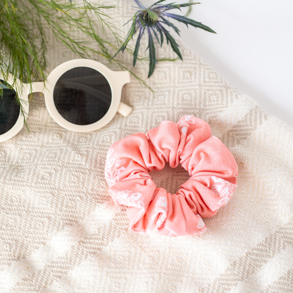 Peachy Peace Scrunchie