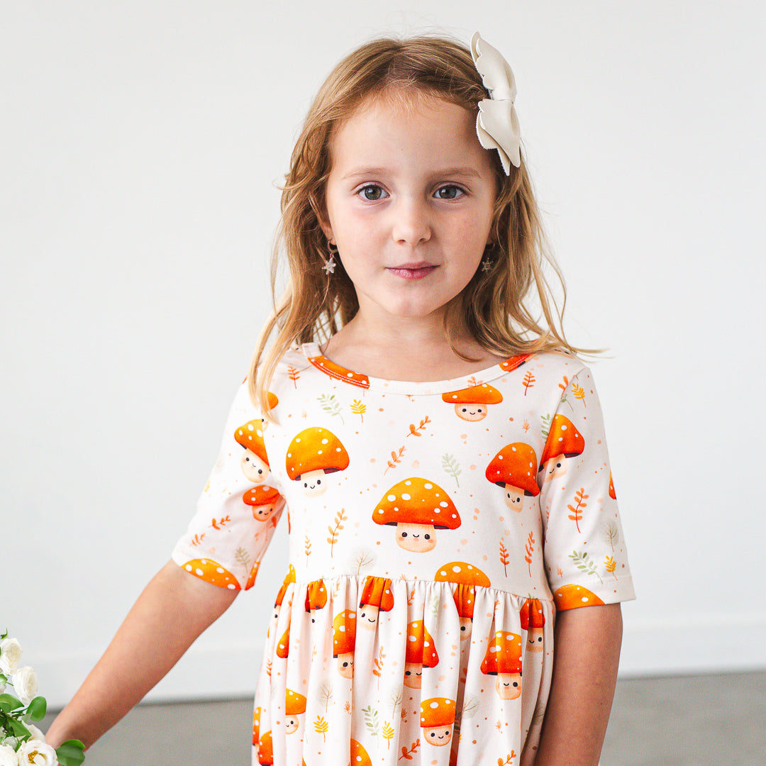 Cutie Mushrooms Dress