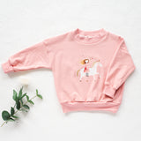 Cotton Candy Unicorn Oversized Crew