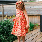 Bright Strawberry Dress