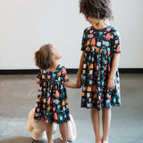 Navy Cat Dress