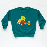 Canadian Crew Oversized Sweatshirt - Teal