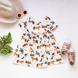 Floral Horses Dress
