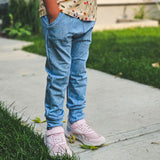 Essential Joggers - Denim Print