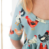 Cheerful Chickens Dress