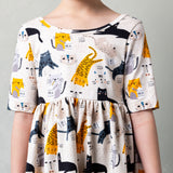 Spring Cats Dress